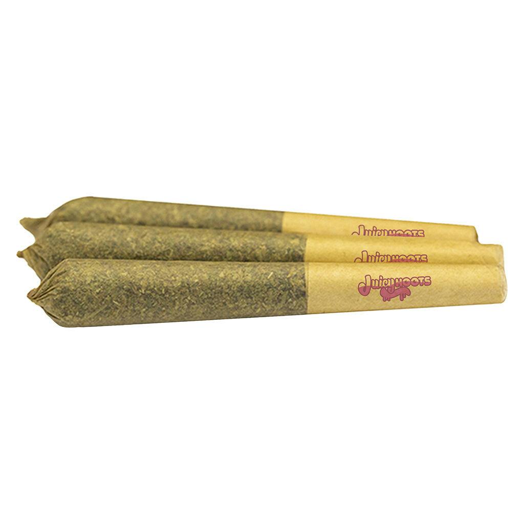 Infused Pre-Roll | Juicy Hoots - Double Melon Gulp Flavour Flip - Hybrid - 3x0.5g