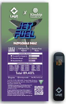 Product: Jet Fuel | Cured Resin Disposable | Legit Labs