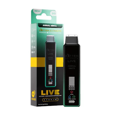 Mitten Extracts - 2g Live Sauce Disposable - Animal Mintz (H) - DISPOSABLES by Mitten Extracts at King of Budz