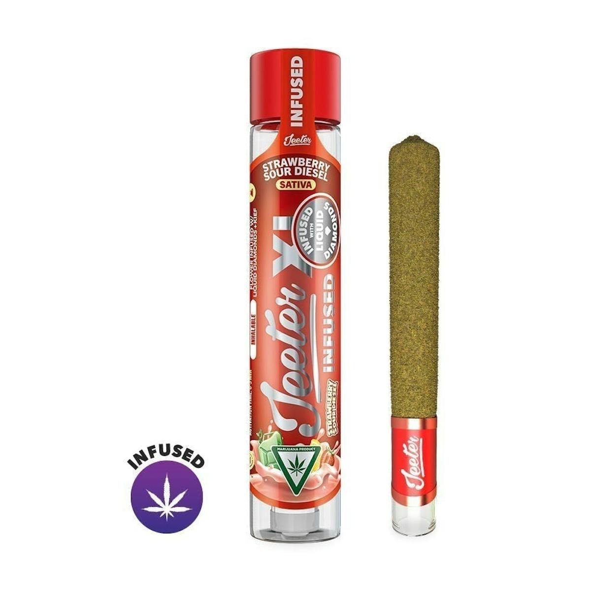 Photo of Jeeter XL Infused – Strawberry Sour Diesel