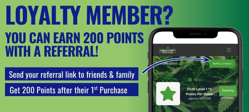 Green Point Wellness Menu - a Cannabis Dispensary in Linthicum Heights, MD
