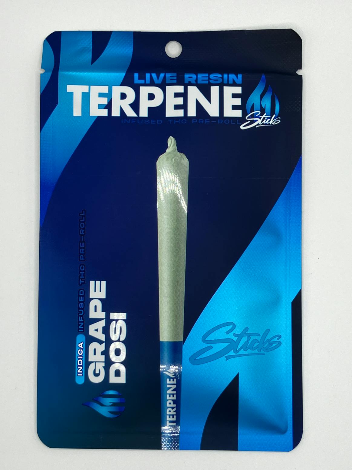 Product: Terp Sticks | Live Resin Infused Pre-Roll - 1.2g - Grape Dosi