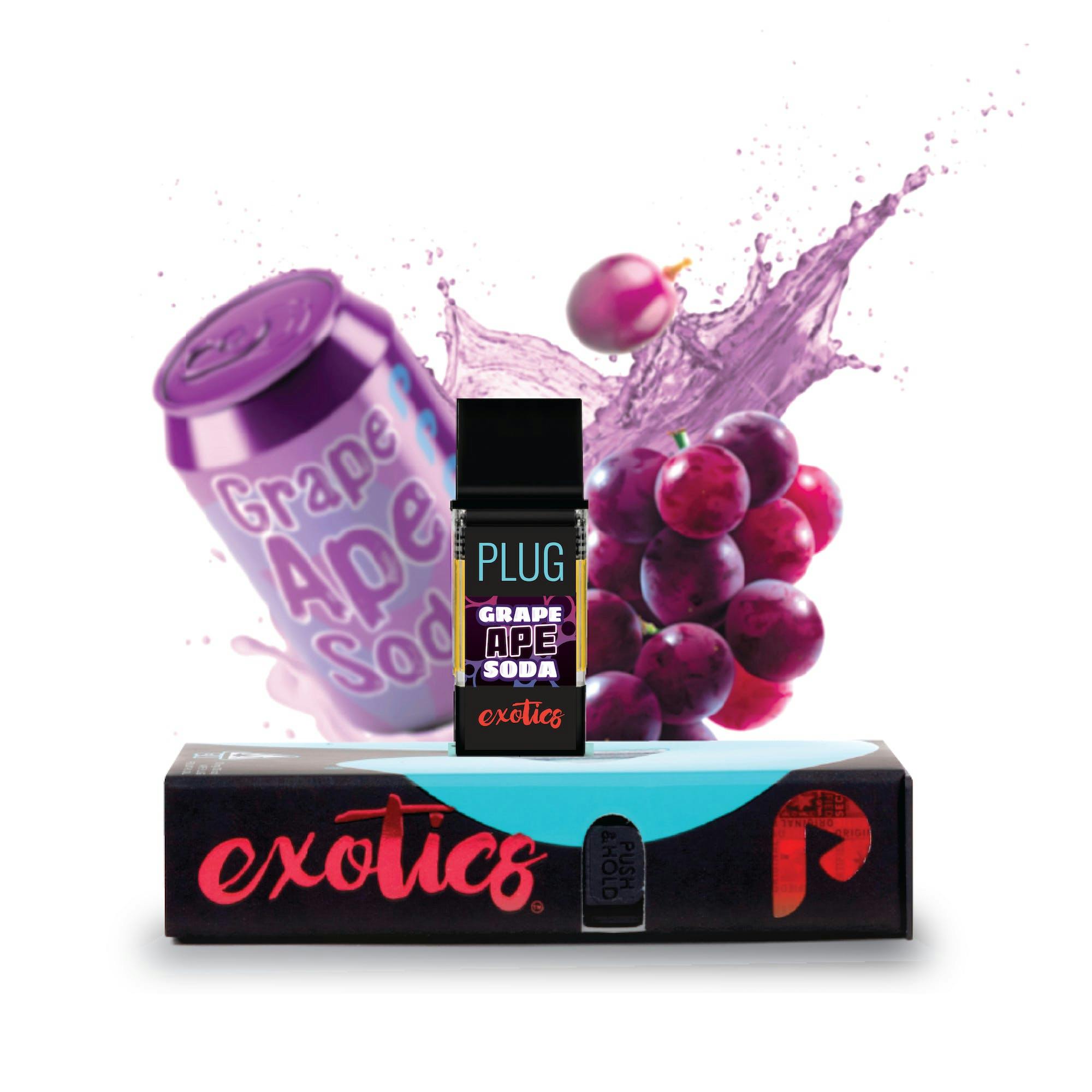 Plug Play Exotics Grape Ape Cart 1g Lemonnade Union City