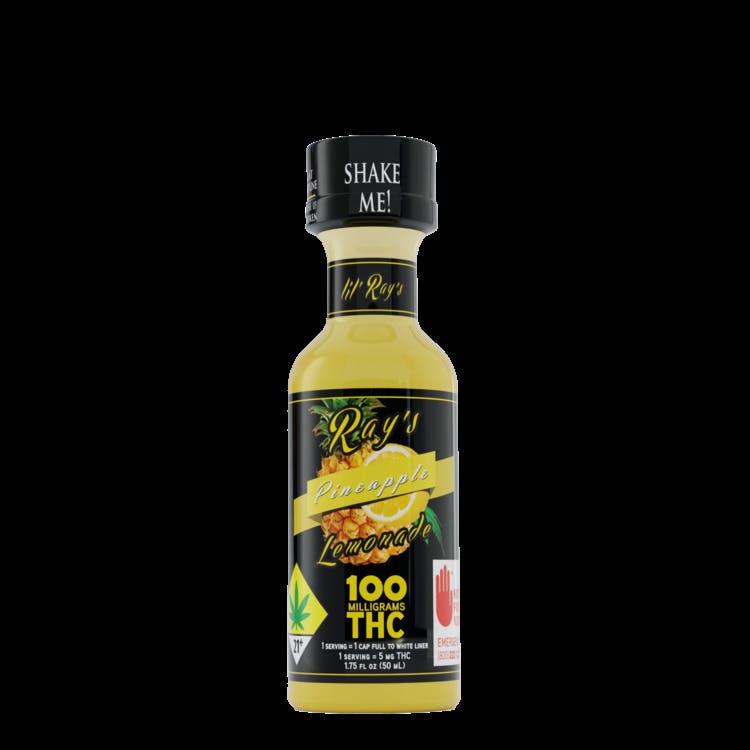 Lil Ray's: Pineapple Lemonade - Beverage 100mg