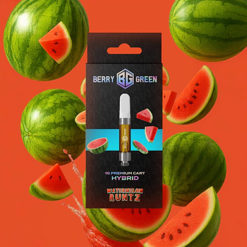Berry Green - 1g Cart - Watermelon Runtz