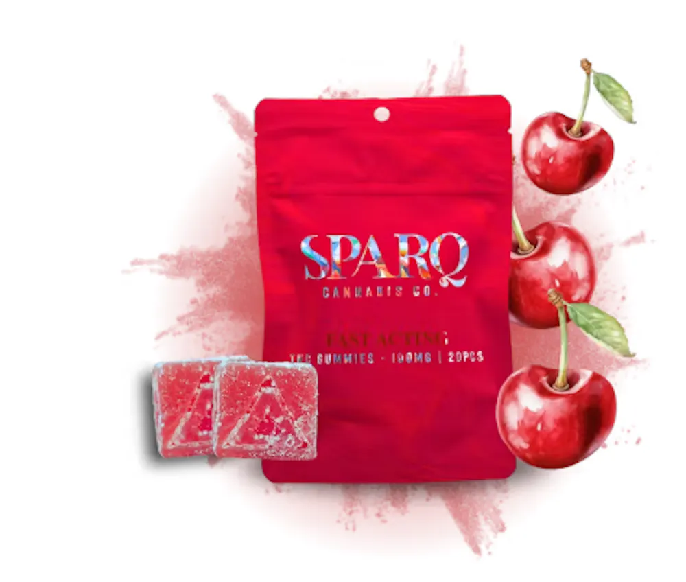 Product Sparq | Sour Cherry | Gummies | 100mg