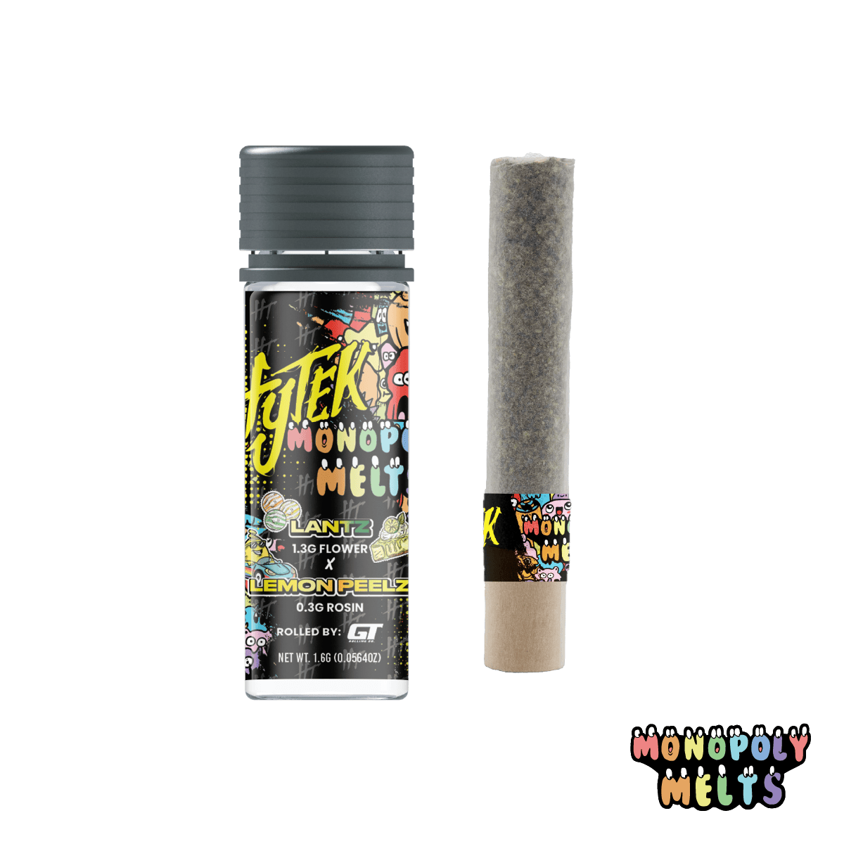 Product: Monopoly Melts | Live Rosin Donut - 1.6g - Lantz x Lemon Peelz