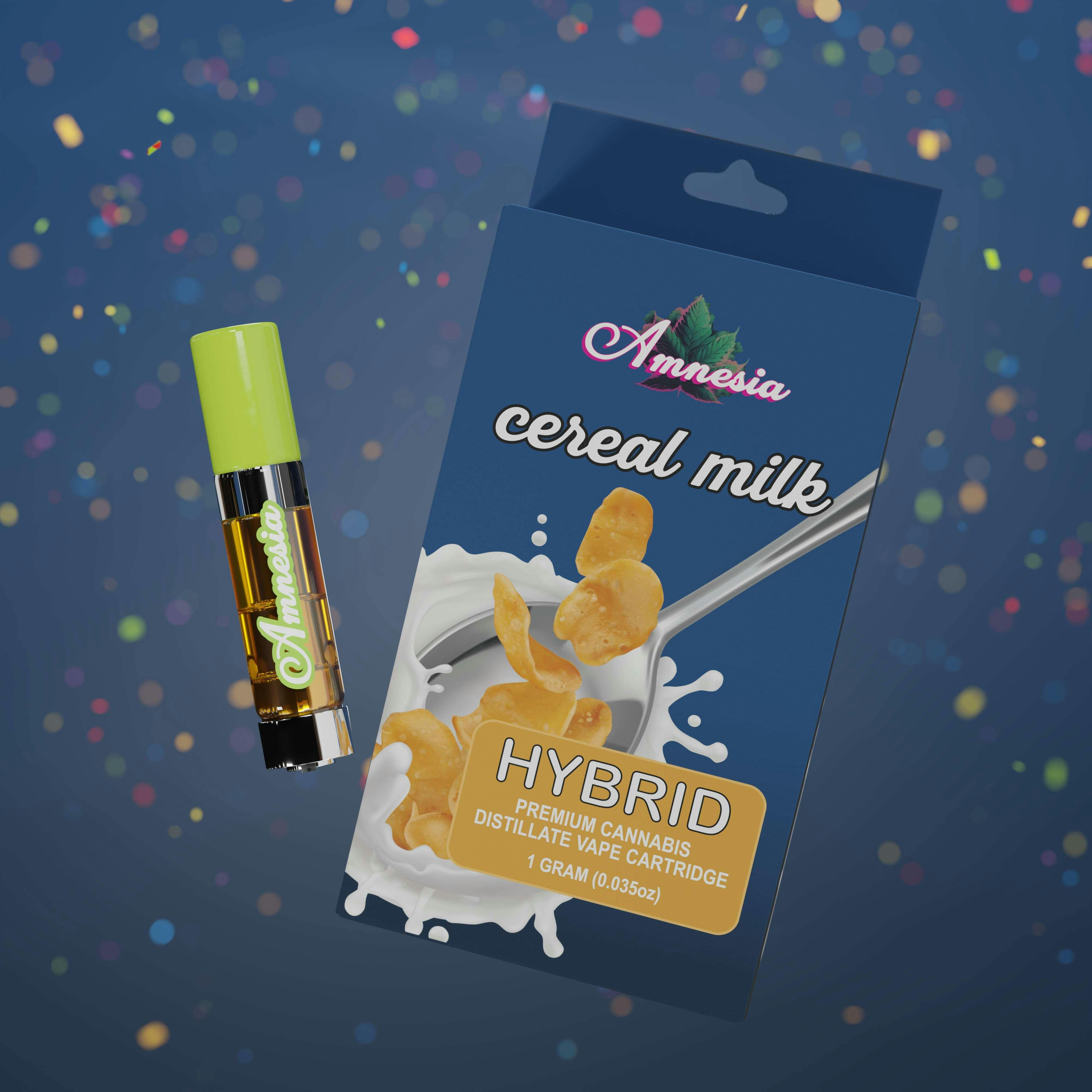 Amnesia - 1g Cart - Cereal Milk