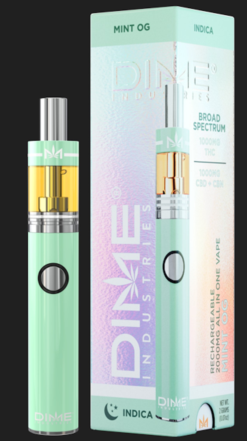 DIME Industries Mint OG THC/CBD/CBN Disposable