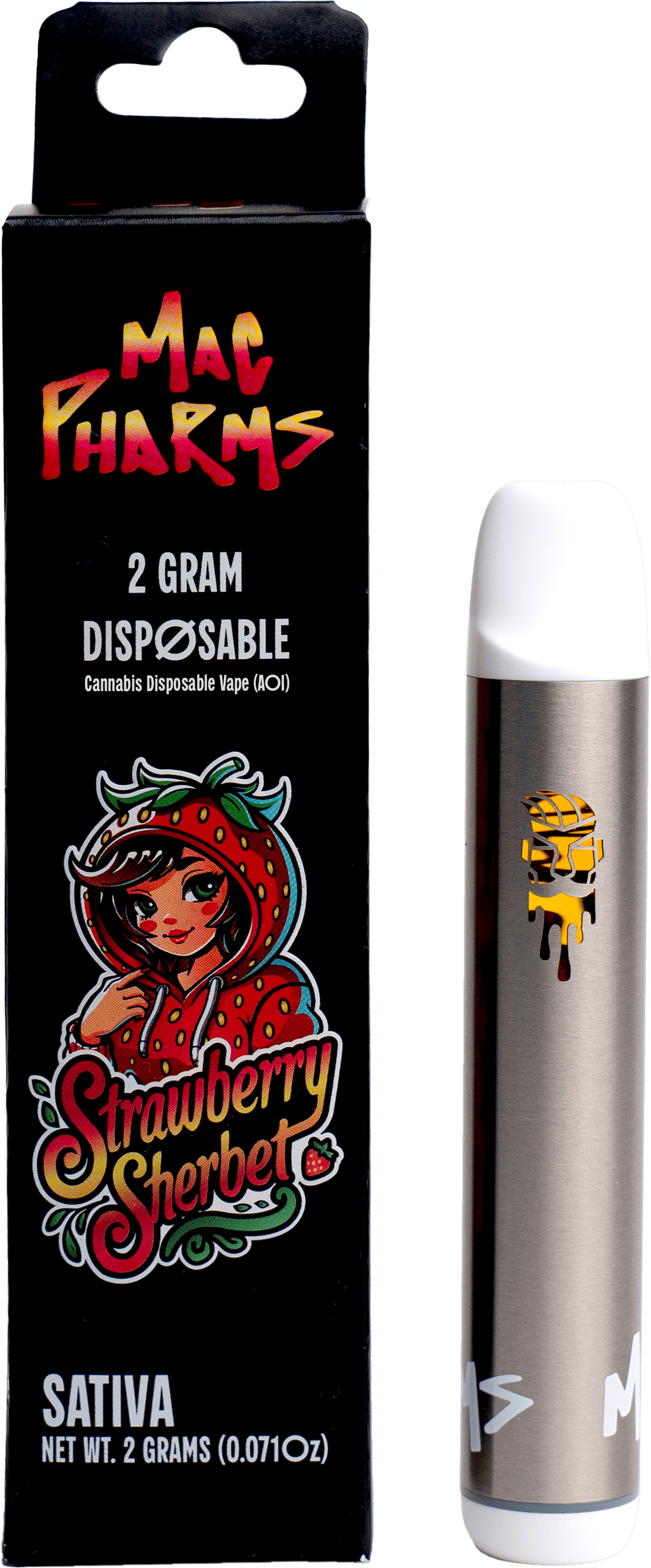 Mac Pharms Mac Pharms Disposable - White Razz