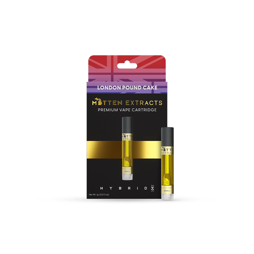 Mitten Extracts Cartridge | London Pound Cake (Hybrid)