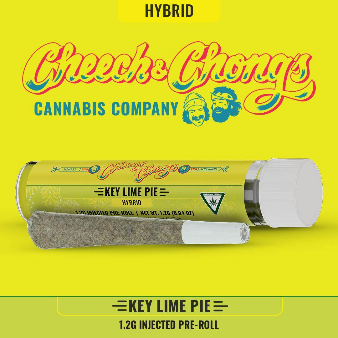 Cheech & Chong - 1.2g Injected Infused Preroll - Key Lime Pie (H)