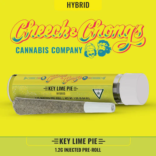 Cheech & Chong - 1.2g Injected Infused Preroll - Key Lime Pie (H)