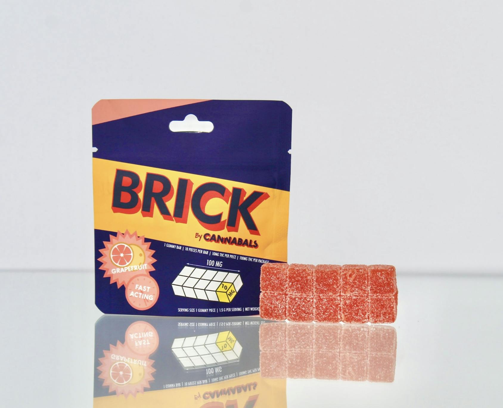 Edibles | Cannibals | Pink Grapefruit | BRICK | 100mg