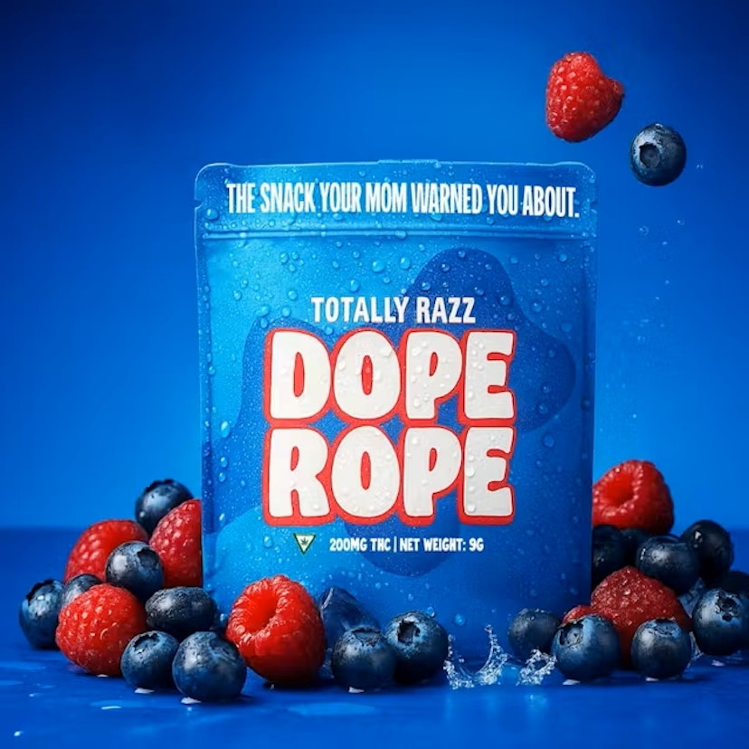 Dope Rope 200mg Gummies Totally Razz