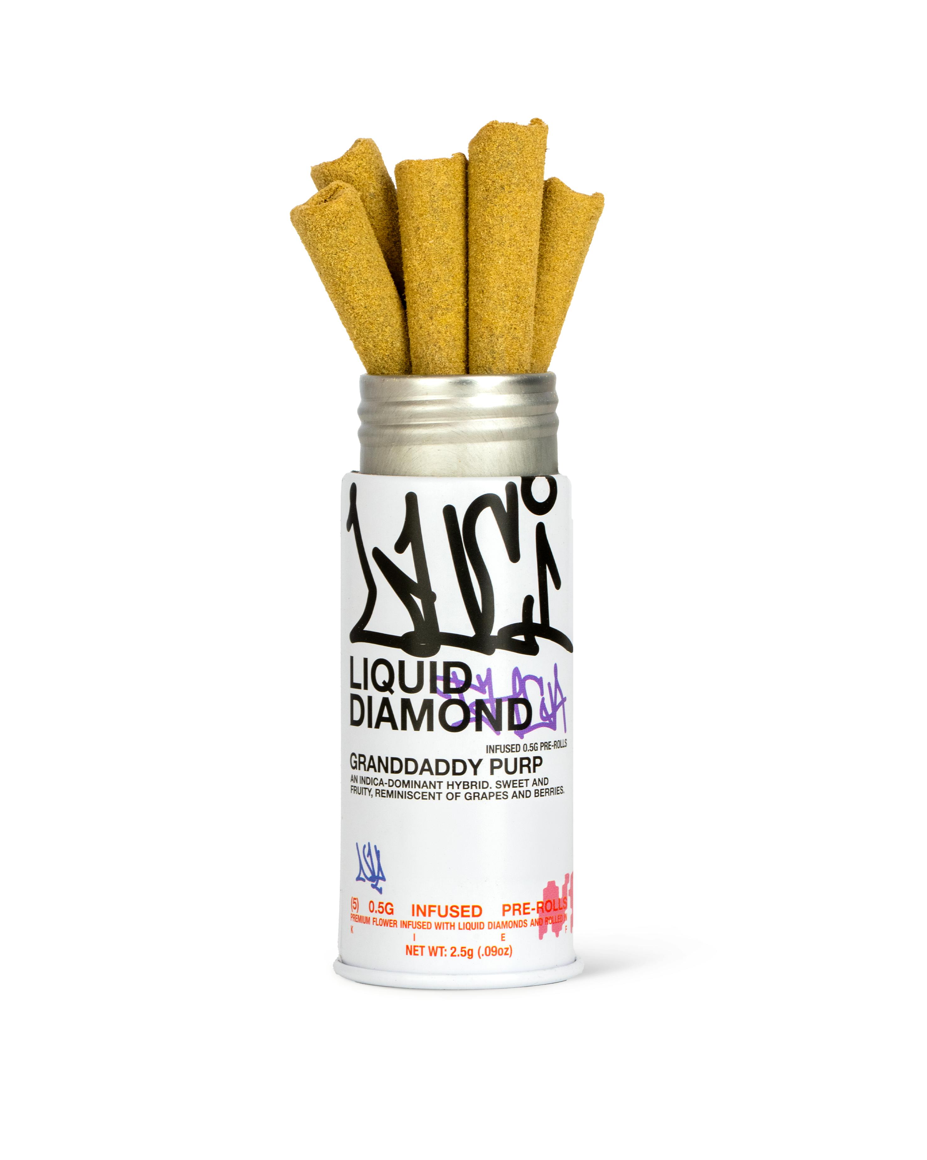Liquid Liquid – GR049（LP / Grand ） Shop Luci Liquid Diamond GRANDDADDY PURPLE | 5-Pack in Hudson