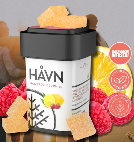Raspberry Lemonade (H) – Rosin Gummies (100mg) – Havn-1