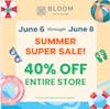 40% Off The Entire Store!! 