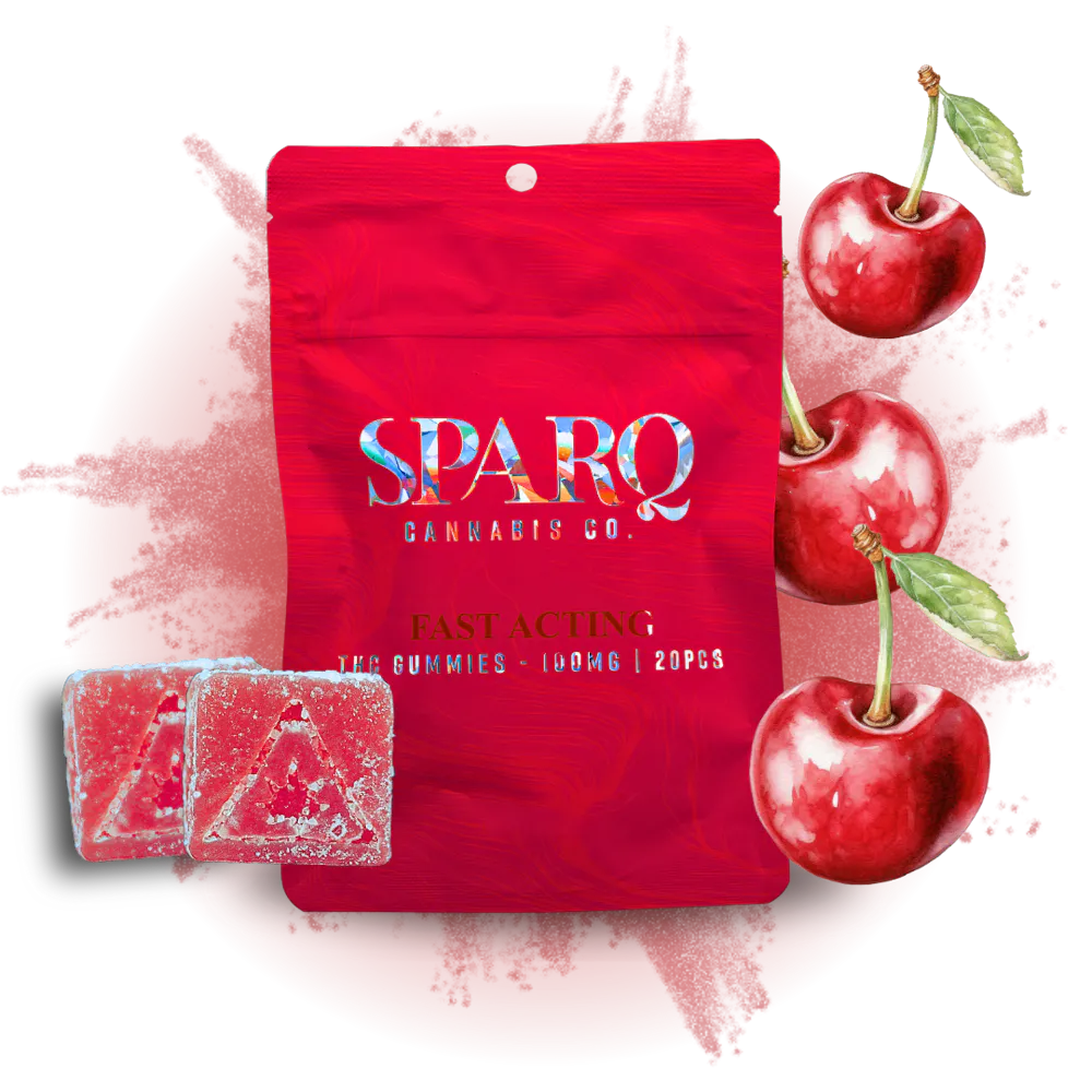 Product Sour Cherry Gummies 20-pack - 100mg
