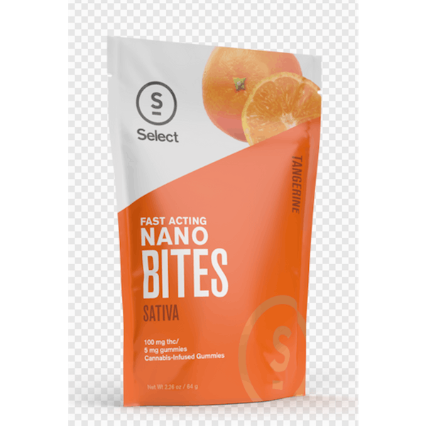 Tangerine NANO Gummies (S) - 100mg (20 Pack) - Select