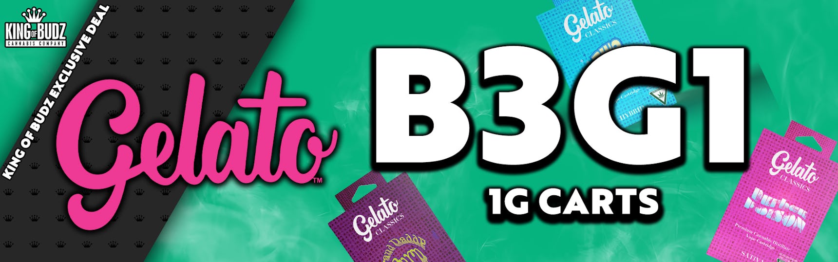 Gelato 1g Cart - B3G1 FREE