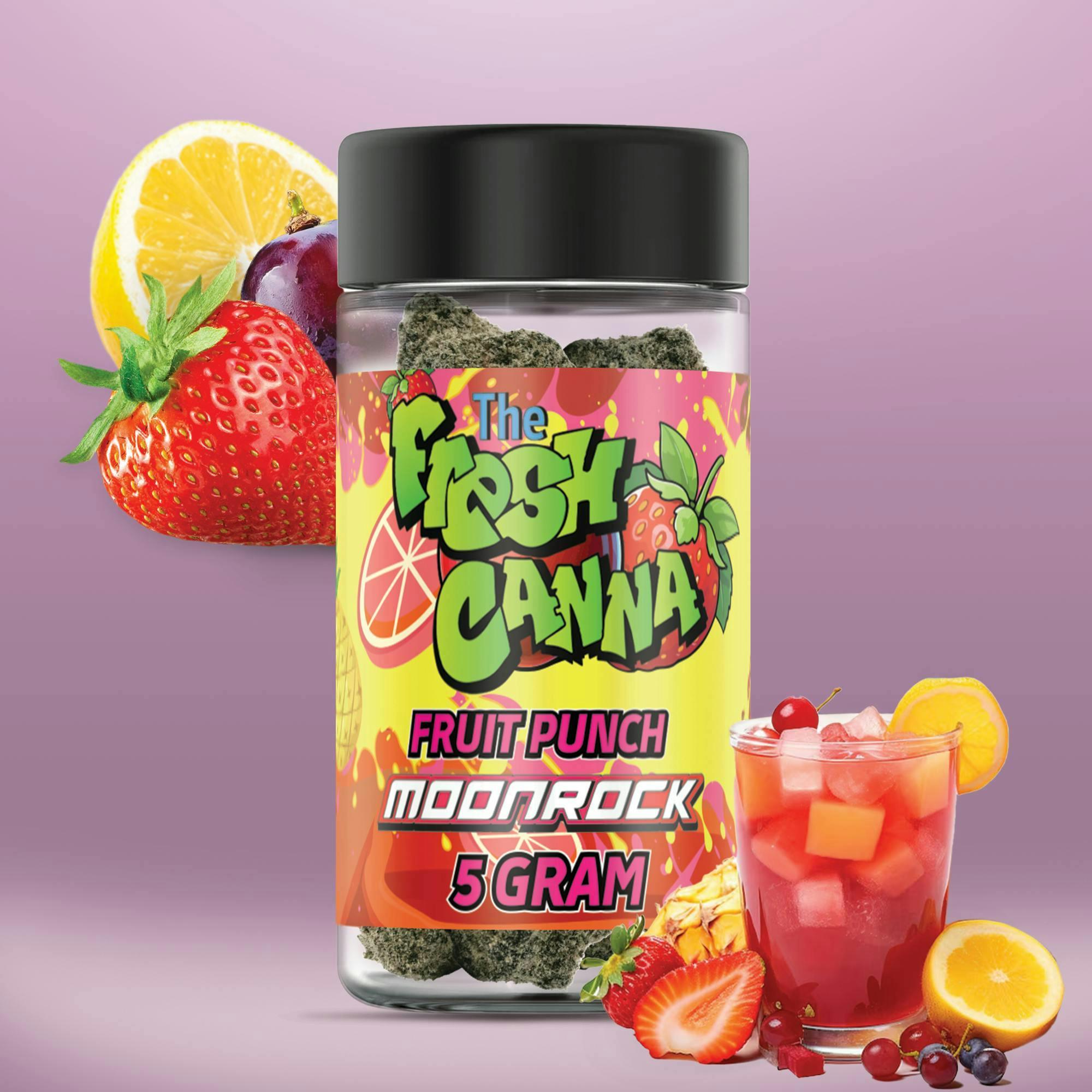 Fruit Punch - Moonrock Prepack Hybrid by Fresh Canna – Flower at Gatsby Cannabis