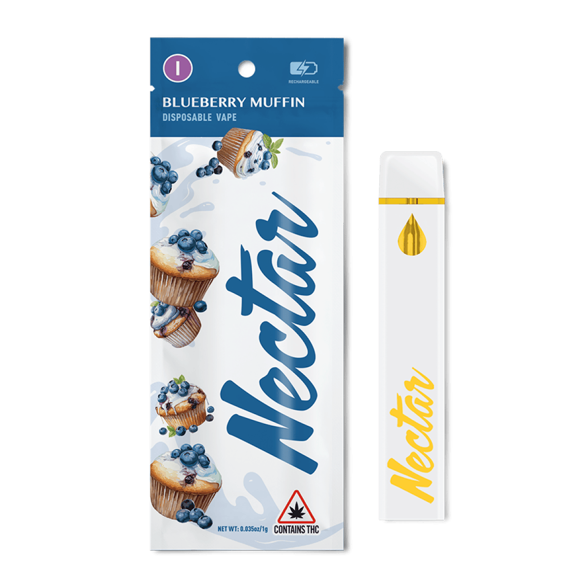 Shop Nectar Blueberry Muffin - Disposable AIO 1g - Thrive Dispensary