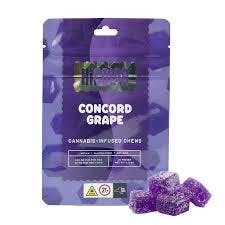 HiColor | Infused Chews | Concord Grape | 100mg | The Phinest Buds