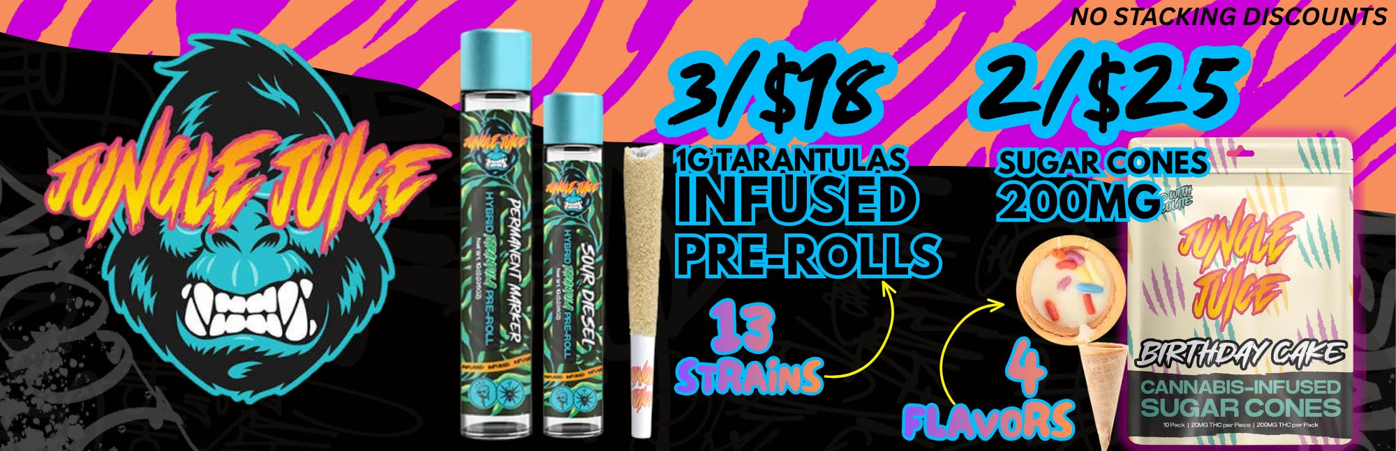 Shop Jungle Juice products in michigan. SHop infused pre-rolls at olswell, infused chocolates 