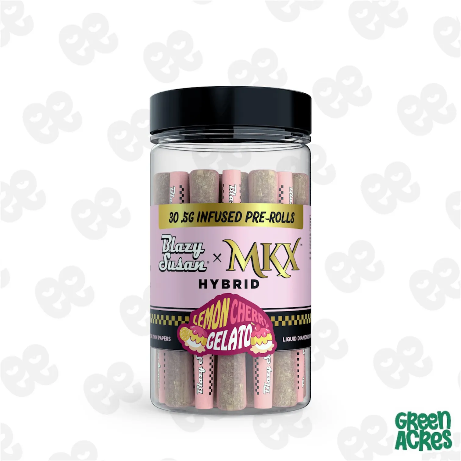 MKX x Blazy Susan: Lemon Cherry Gelato .5g 30-Pack Infused Preroll