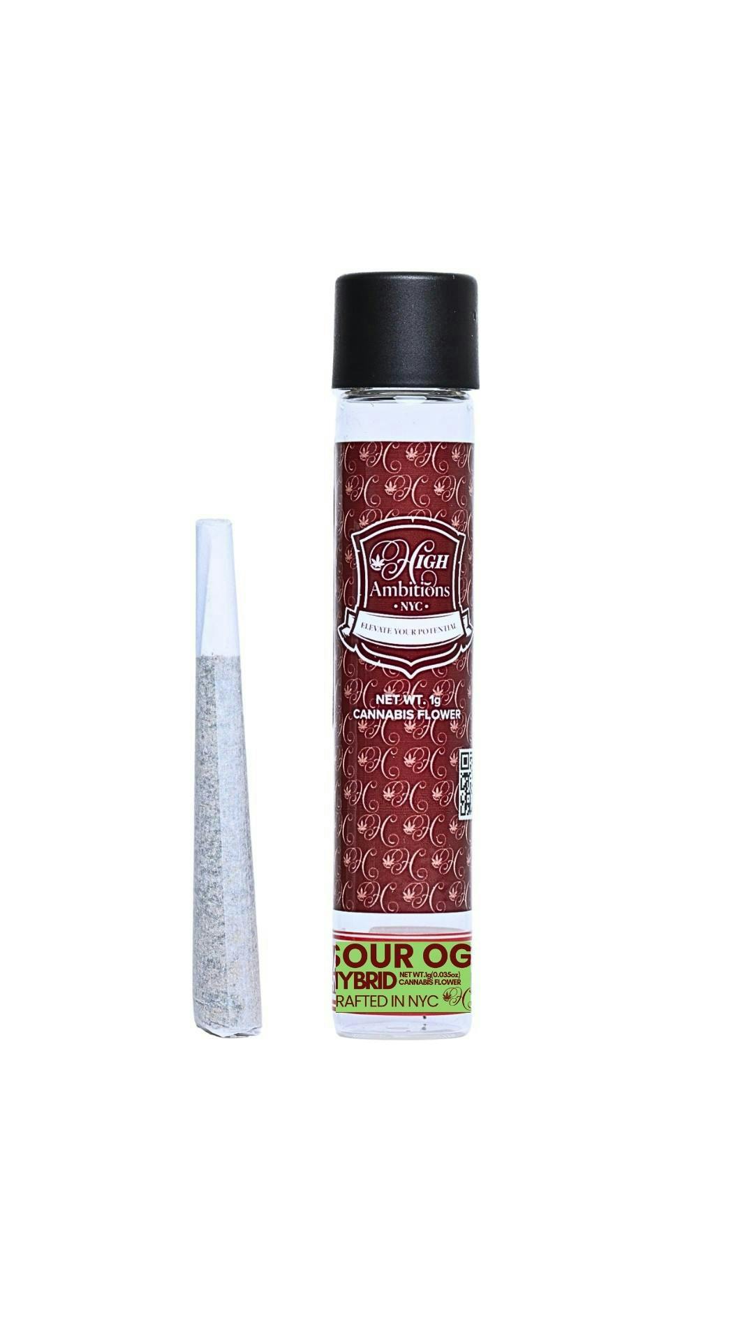 Product High Ambitions - Sour OG - 1g - Craft Preroll