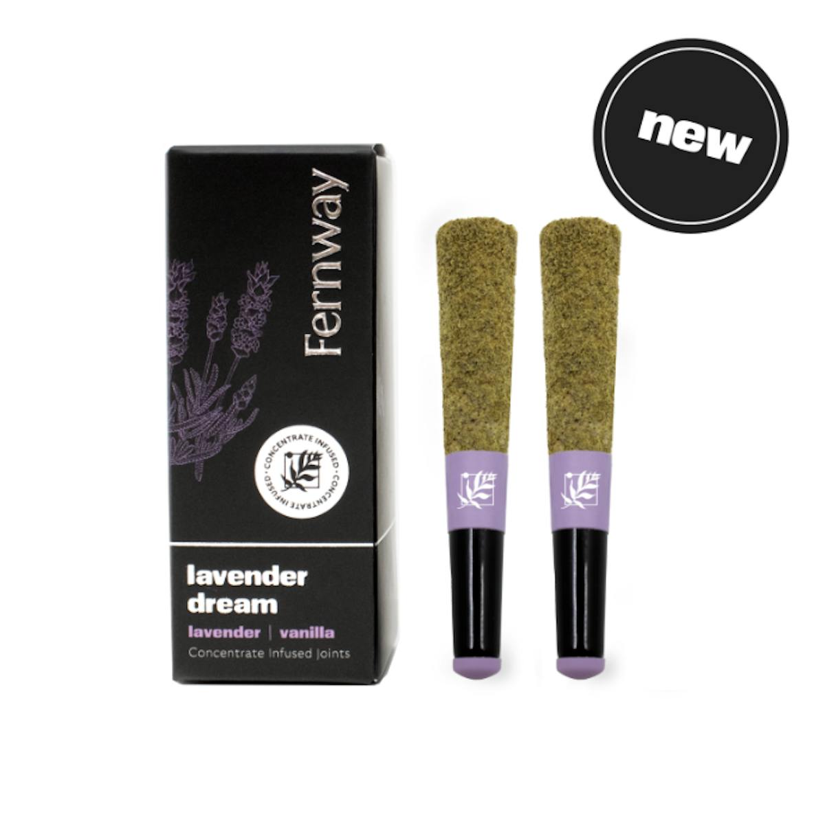 Photo of Fernway Lavender Dream 2pk Diamond Infused Prerolls