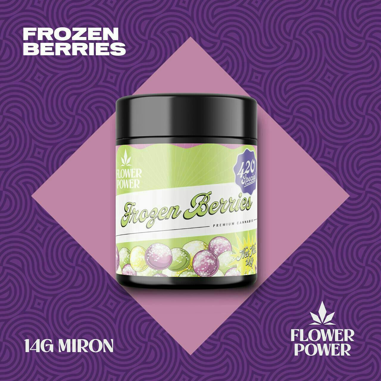 Flower Power - 14g Prepack Jar - Frozen Berries