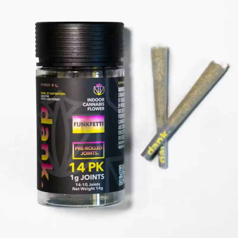 Pre-Roll | Dank | Funkfetti | 14ct | 14g (1per)
