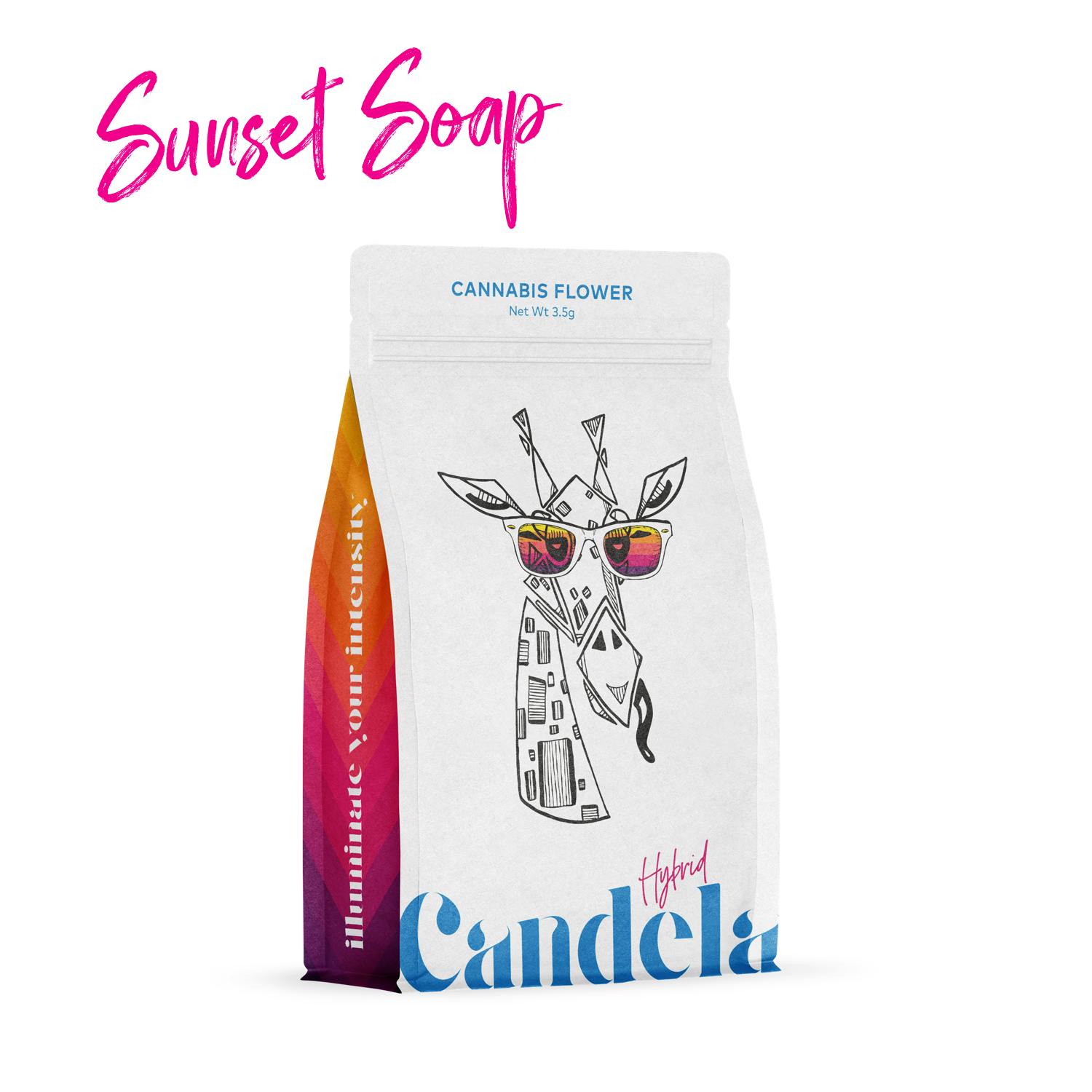 Product: Candela | Pre-Pack Flower - 3.5g - Sunset Soap