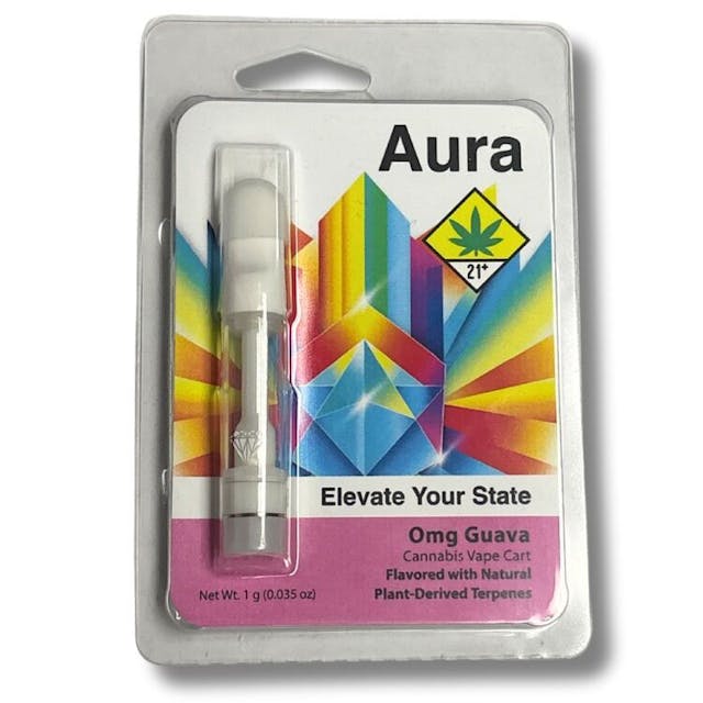 Aura - Aura Vape Cartridge - OMGuava - Mixed - 1g