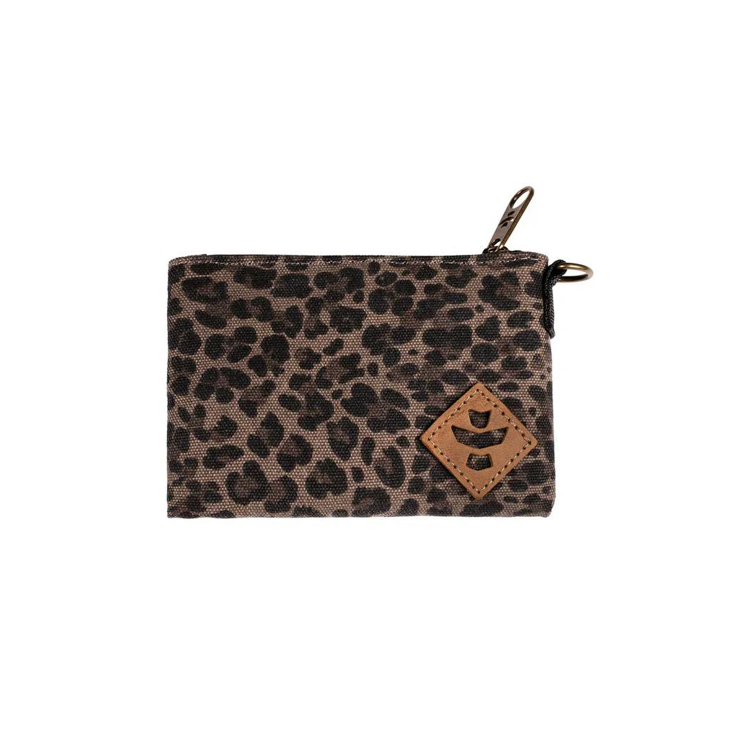 Photo of The Broker Mini Smell Proof Zippered Stash Bag (Leopard Print)