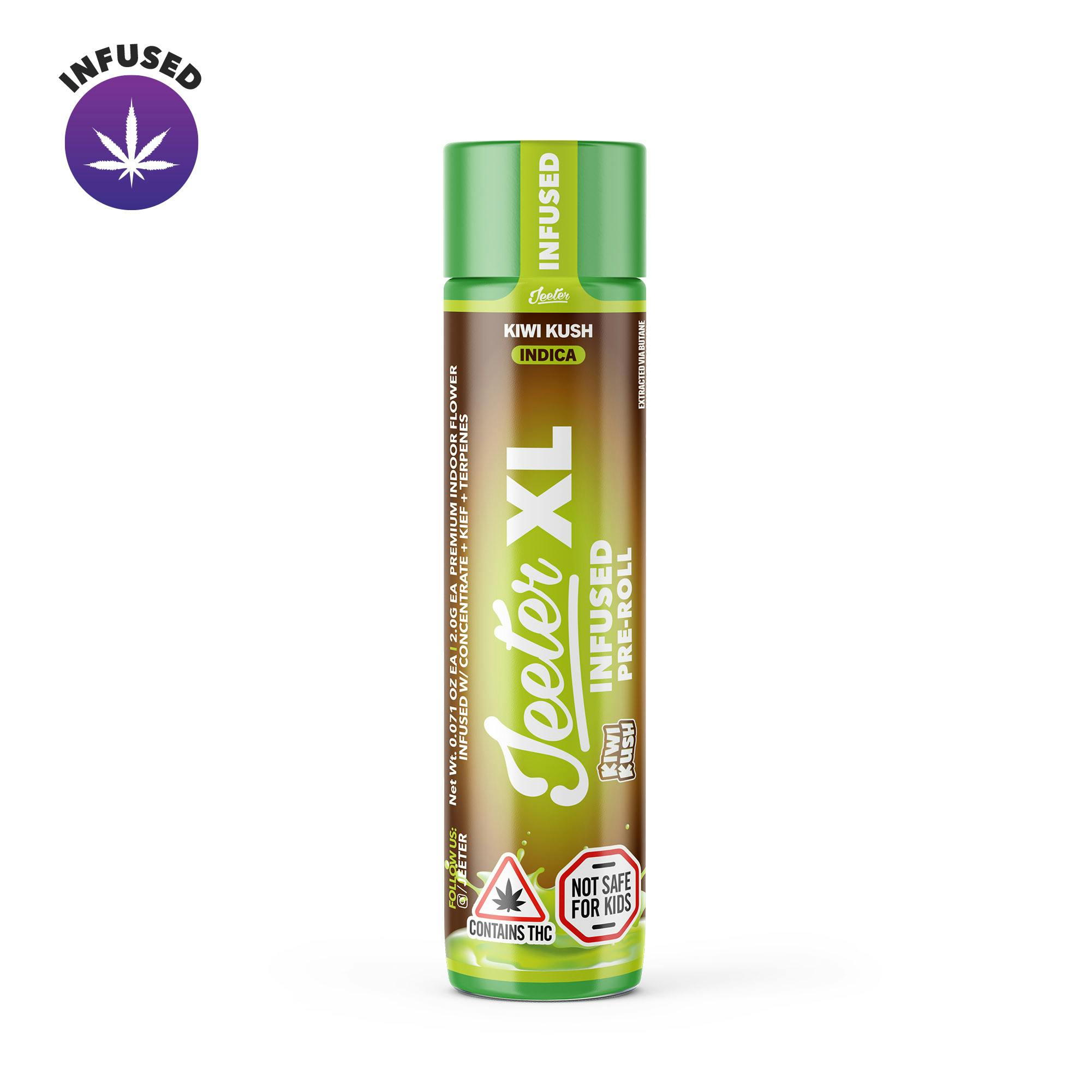 Photo of Kiwi Kush Jeeter XL Infused Pre-Roll | 2g