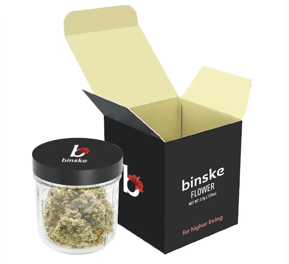 Binske The Prism 7g Popcorn 1/4oz Flower | binske
