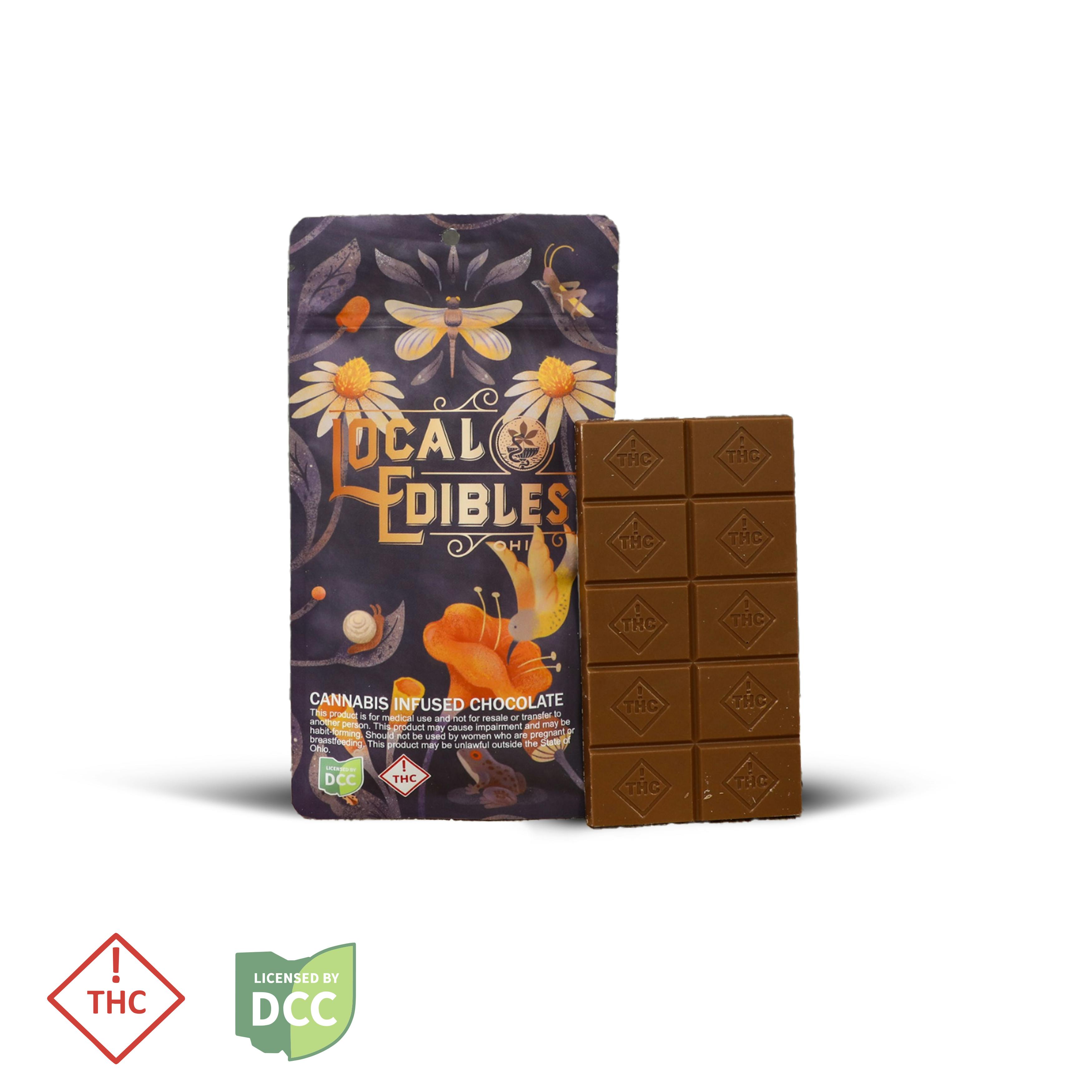 Local Edibles | Chocolate Covered Bananas 10 pc | 550mg Chocolate