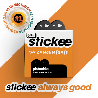 STICKEE | Pistachio | Indica | Live Resin Concentrate | 5G - CONCENTRATES by Stickee at King of Budz