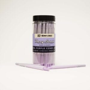 Blazy Susan – Purple Pre Rolled Cones 98mm 50 Count