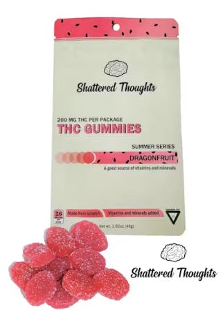Shattered Thoughts | Gummies - 200mg - Dragonfruit