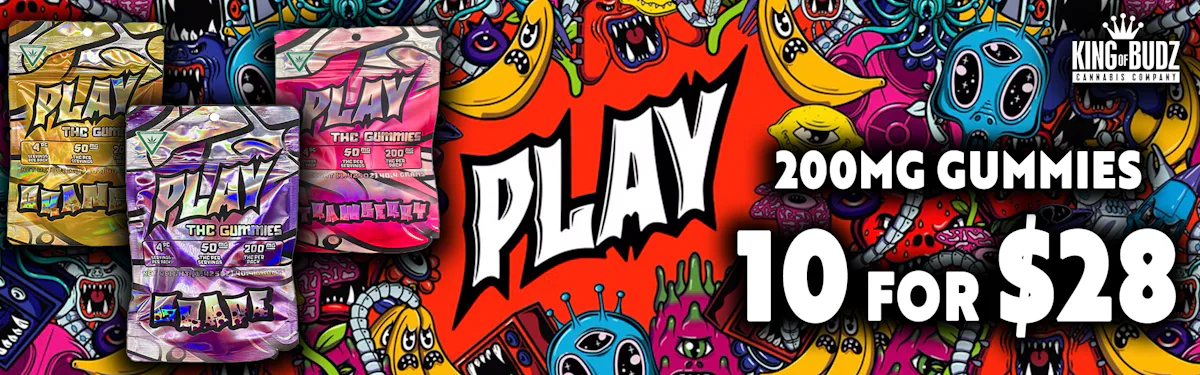 Play 200mg Gummies 10/$28