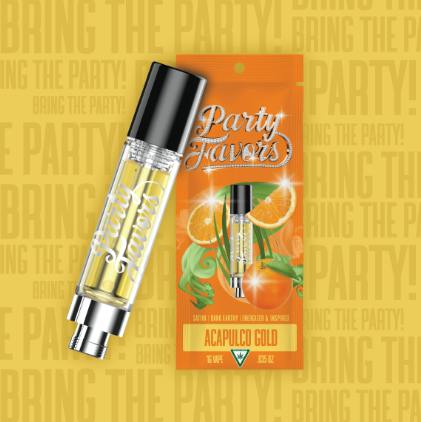 Acapulco Gold - Cart Sativa by Party Favors – Vapes at Gatsby Cannabis