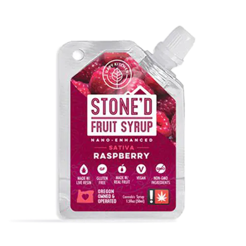 Raspberry Stoned Fruit Syrup | 250mg-active