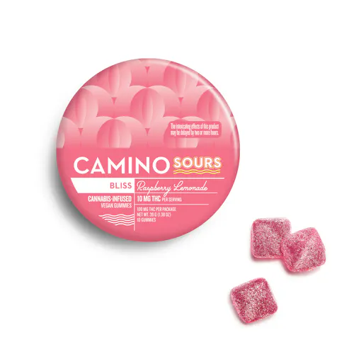 Camino Sours Bliss Raspberry Lemonade Gummies [10pk]-active
