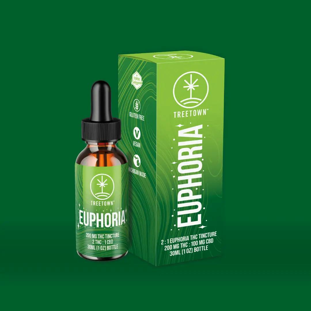Treetown - 200mg THC : 100mg CBD - Euphoria Tincture