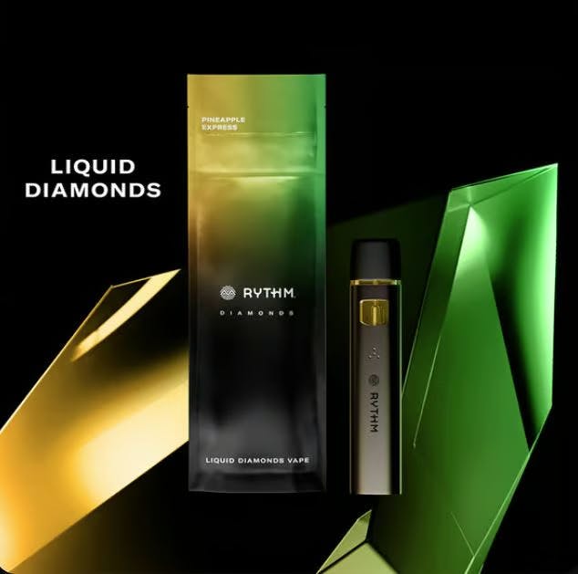Shop RYTHM Durban Poison Liquid Diamonds Disposable Vape Pen 1g