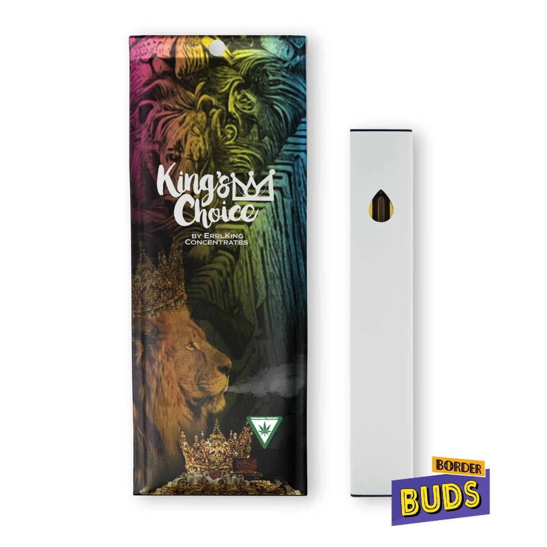 elf bar vape uk ErrlKing King's Choice Blackberry Kush Disposable Vape Pen 1g main image 0